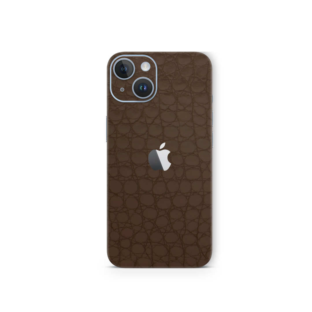 Crocodile brown Skin for Iphone 15 Plus