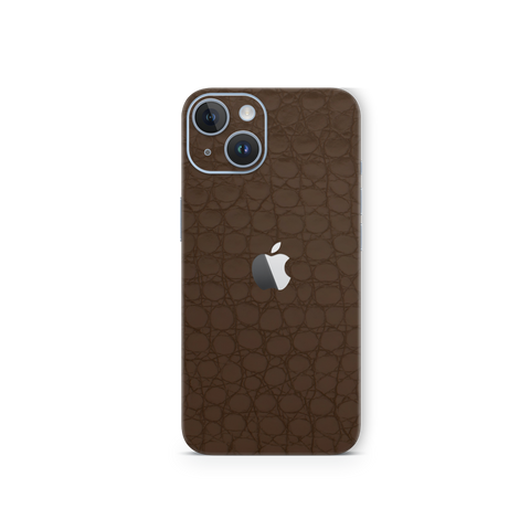 Crocodile brown Skin for Iphone 15 Plus