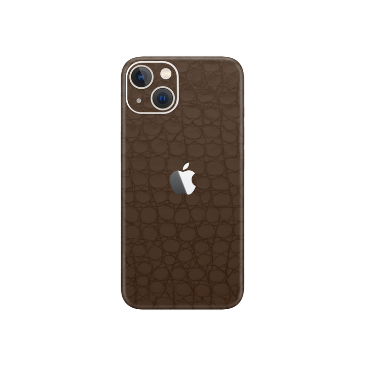 Crocodile Brown Skin for iPhone 13 Mini