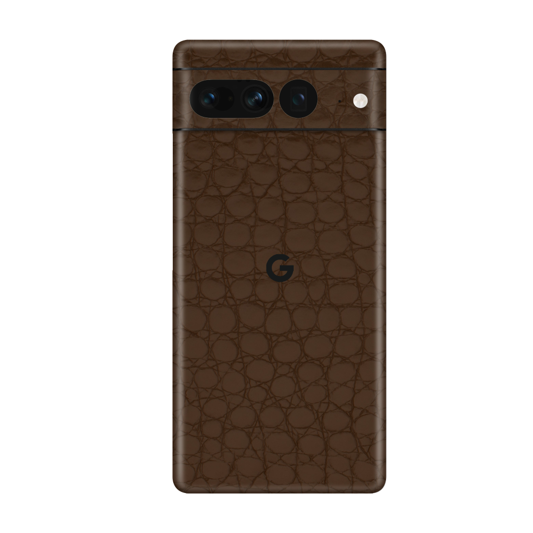 Crocodile Brown Skin for Google Pixel 7 Pro