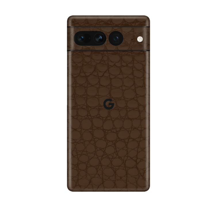 Crocodile Brown Skin for Google Pixel 7 Pro