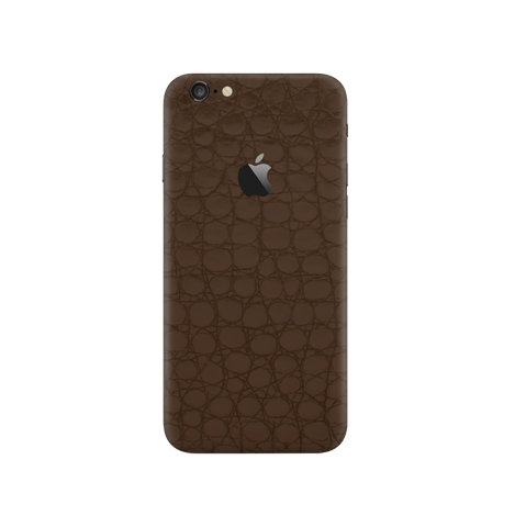 Crocodile Brown Skin for iPhone 6/6s