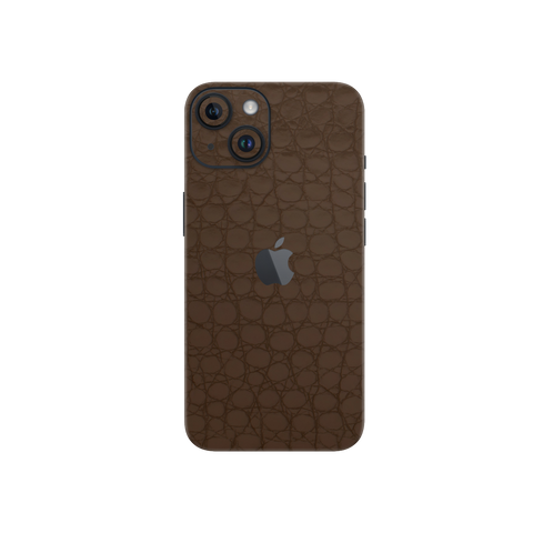 Crocodile brown Skin for Iphone 15