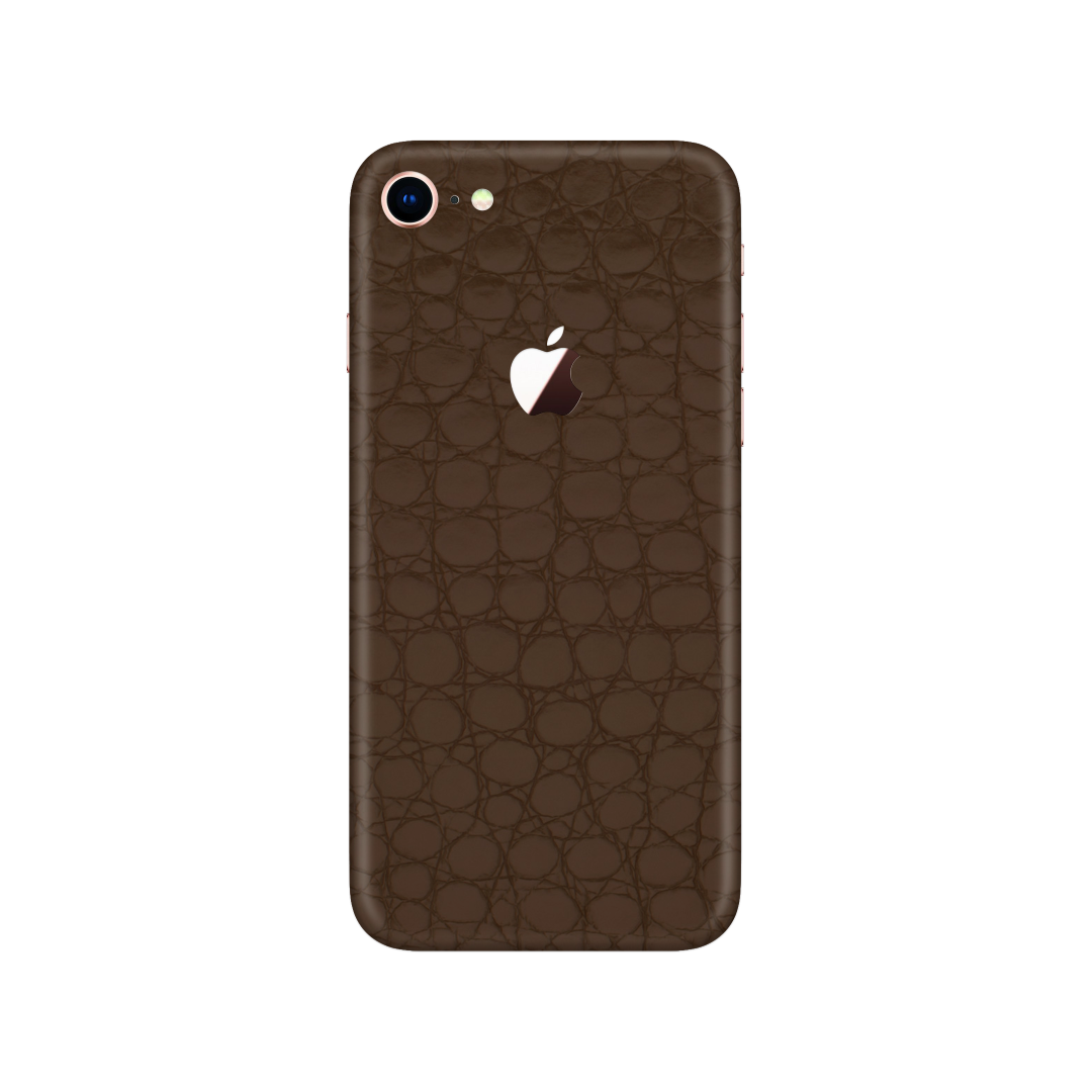 Crocodile Brown Skin for iPhone SE 2022