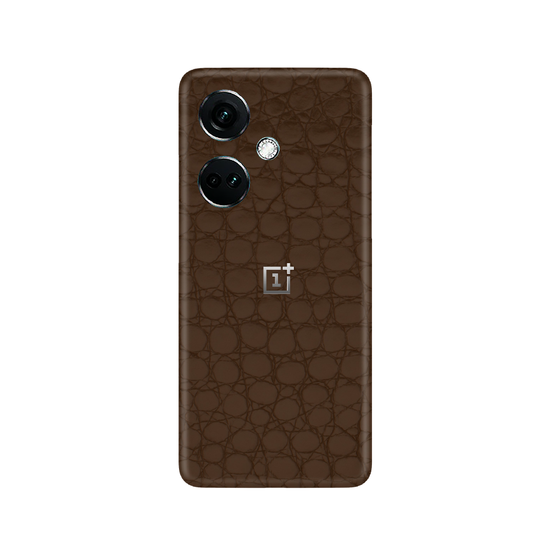 Crocodile Brown Skin for OnePlus Nord CE 3 5G