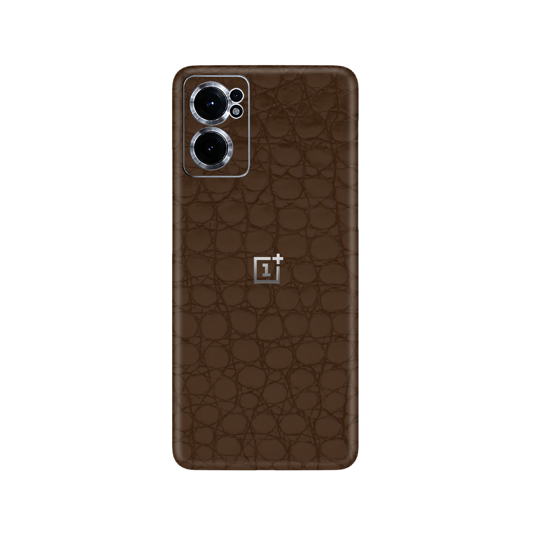 Crocodile Brown Skin for OnePlus Nord CE 2 5G