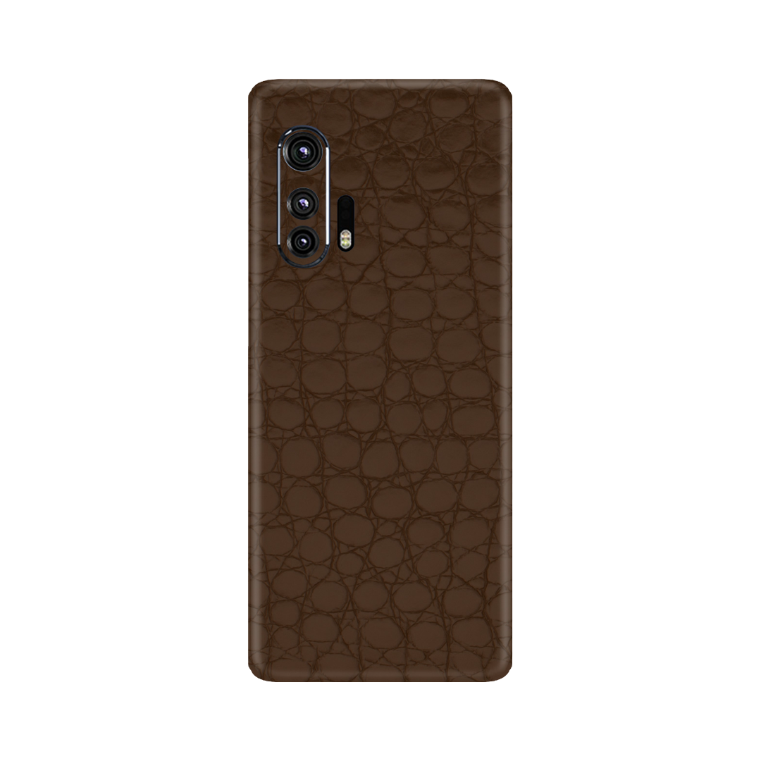 Crocodile brown Skin for Motorola Edge Plus