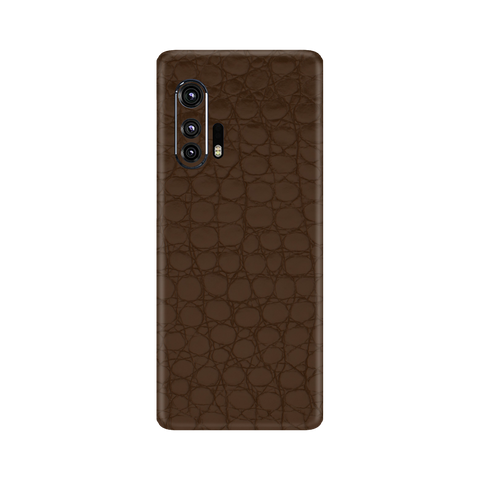 Crocodile brown Skin for Motorola Edge Plus