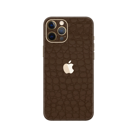 Crocodile Brown Skin for iPhone 12 Pro Max