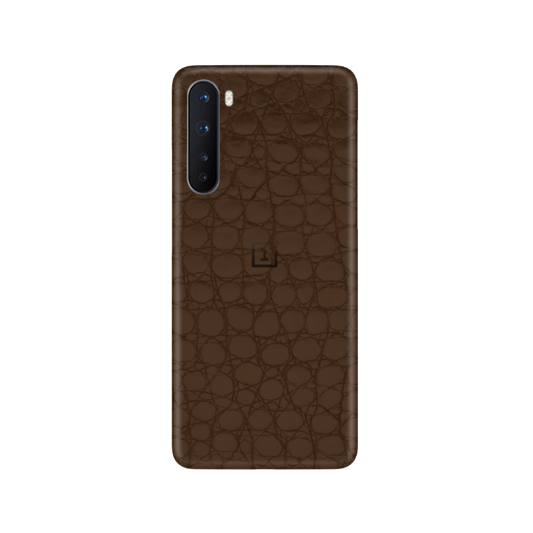 Crocodile Brown Skin for OnePlus Nord 5G