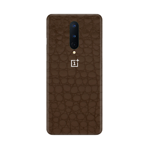 Crocodile Brown Skin for OnePlus 8