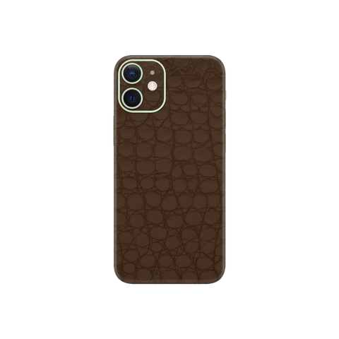 Crocodile Brown Skin for iPhone 12 Mini