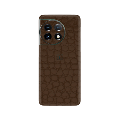 Crocodile Brown Skin for OnePlus 11R 5G