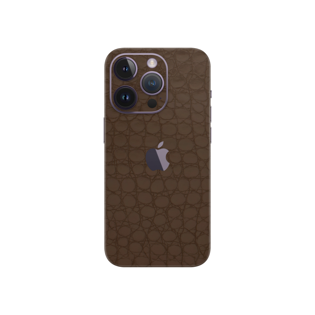 Crocodile brown Skin for IPhone 14 Pro