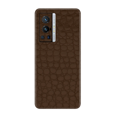 Crocodile brown Skin for Vivo X70 Pro