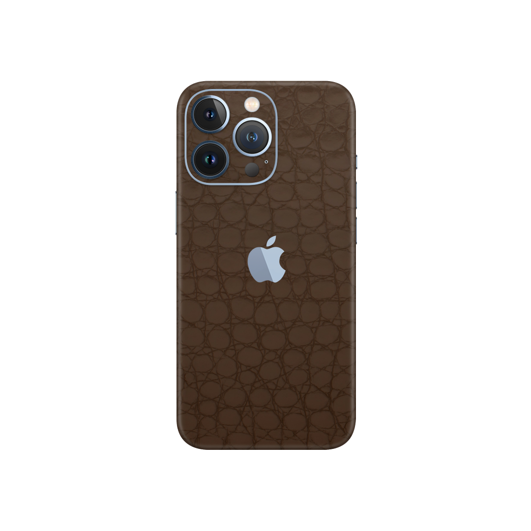 Crocodile Brown Skin for iPhone 13 Pro