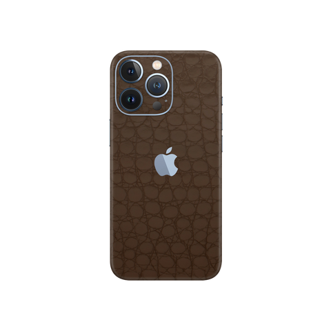 Crocodile Brown Skin for iPhone 13 Pro