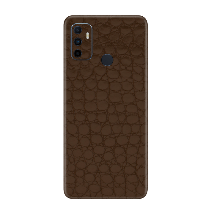 Crocodile brown Skin for Oppo A53s