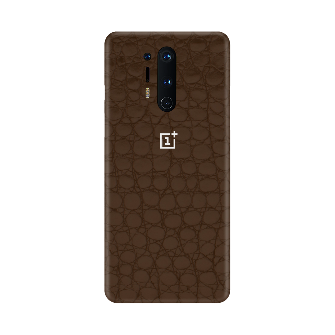 Crocodile Brown Skin for OnePlus 8 Pro