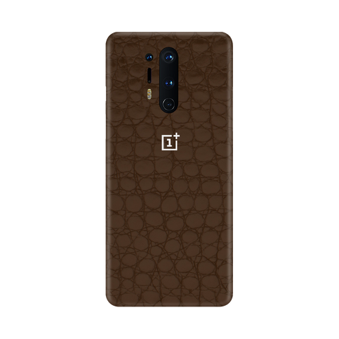 Crocodile Brown Skin for OnePlus 8 Pro