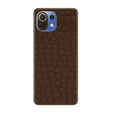 Crocodile brown Skin for MI 11 Lite