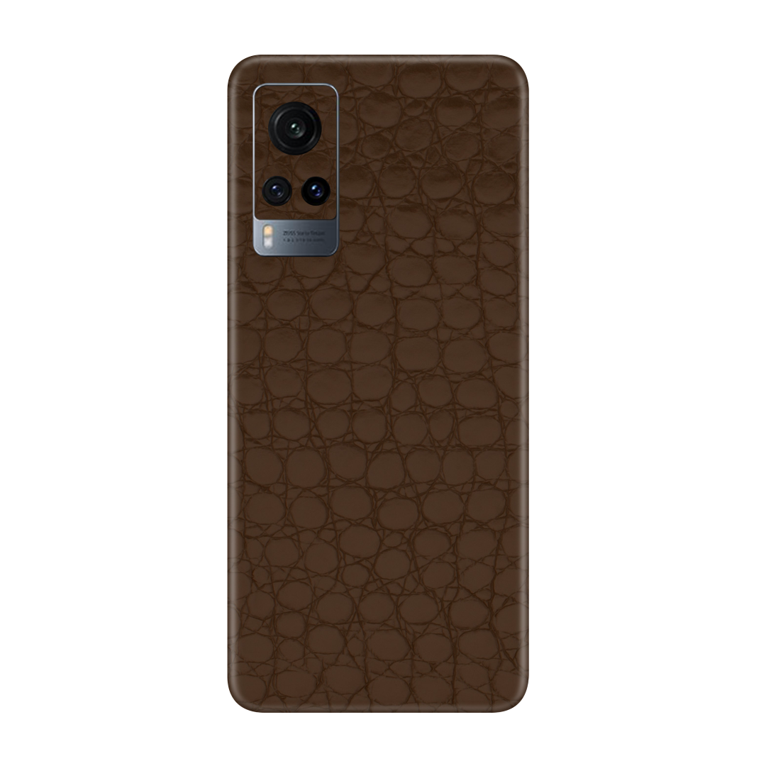 Crocodile brown Skin for Vivo X60 Pro