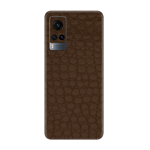Crocodile brown Skin for Vivo X60 Pro