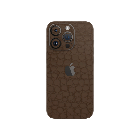 Crocodile brown Skin for Iphone 15 Pro