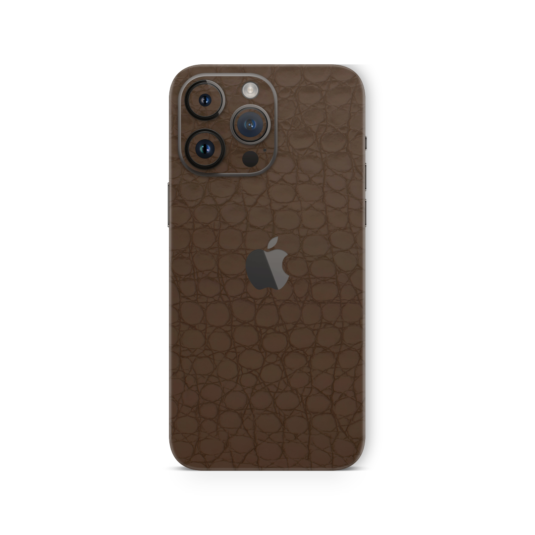 Crocodile brown Skin for Iphone 15 Pro Max