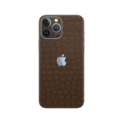 Crocodile Brown Skin for iPhone 13 Pro Max