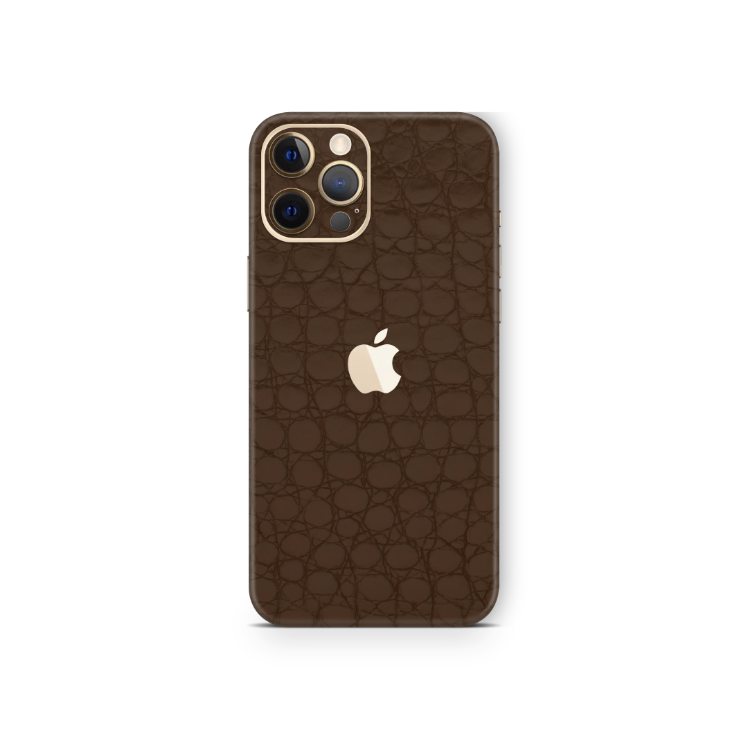 Crocodile Brown Skin for iPhone 12 Pro