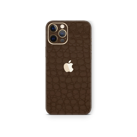 Crocodile Brown Skin for iPhone 12 Pro