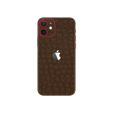 Crocodile Brown Skin for iPhone 12