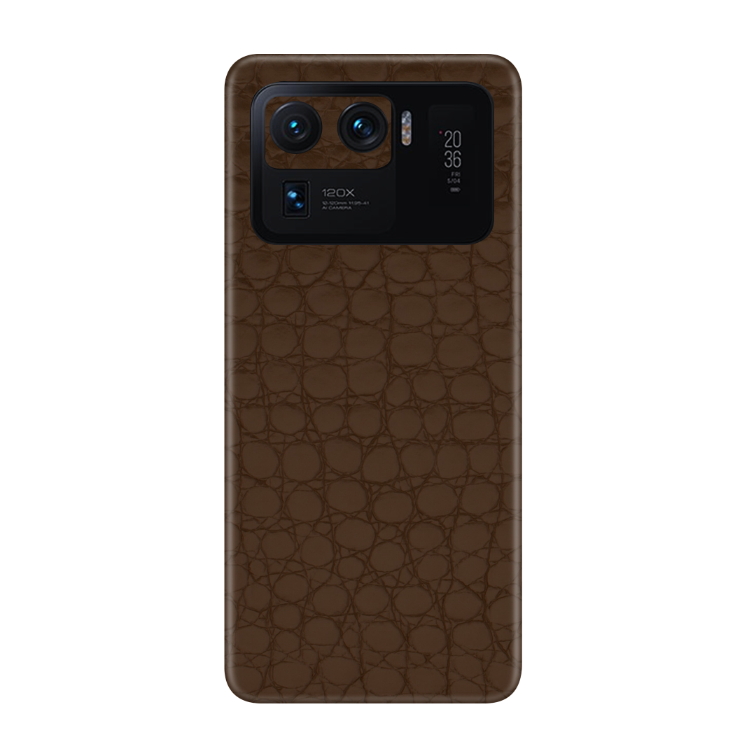 Crocodile brown Skin for MI 11 Ultra 5G