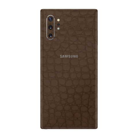 Crocodile Brown Skin for Samsung Note 10 Plus