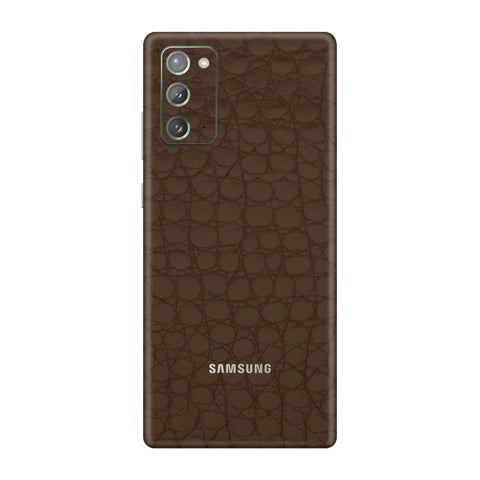 Crocodile Brown Skin for Samsung Note 20