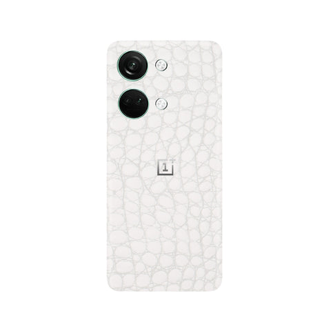 Crocodile White Skin for OnePlus Nord 3 5G