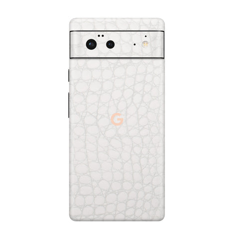 Crocodile White Skin for Google Pixel 6