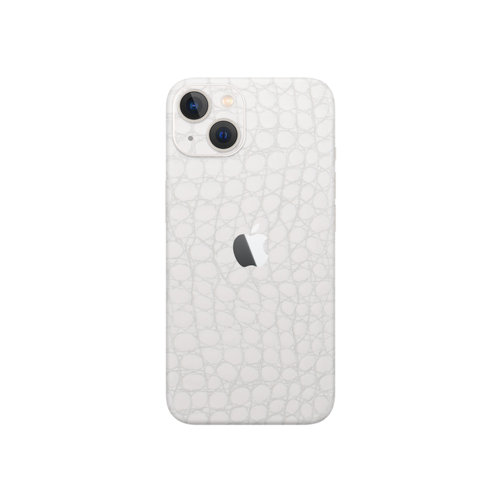 Crocodile White Skin for iPhone 13 Mini