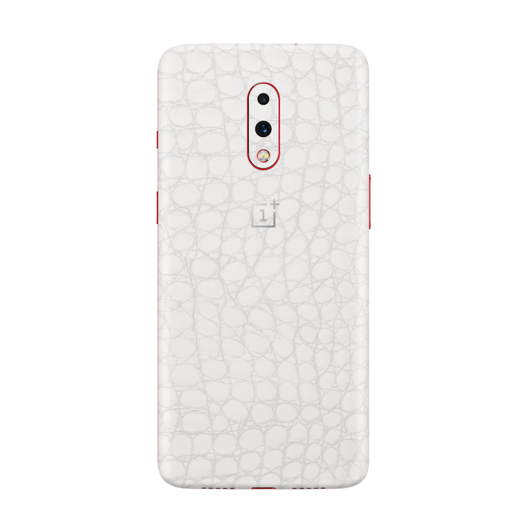 Crocodile White Skin for OnePlus 7