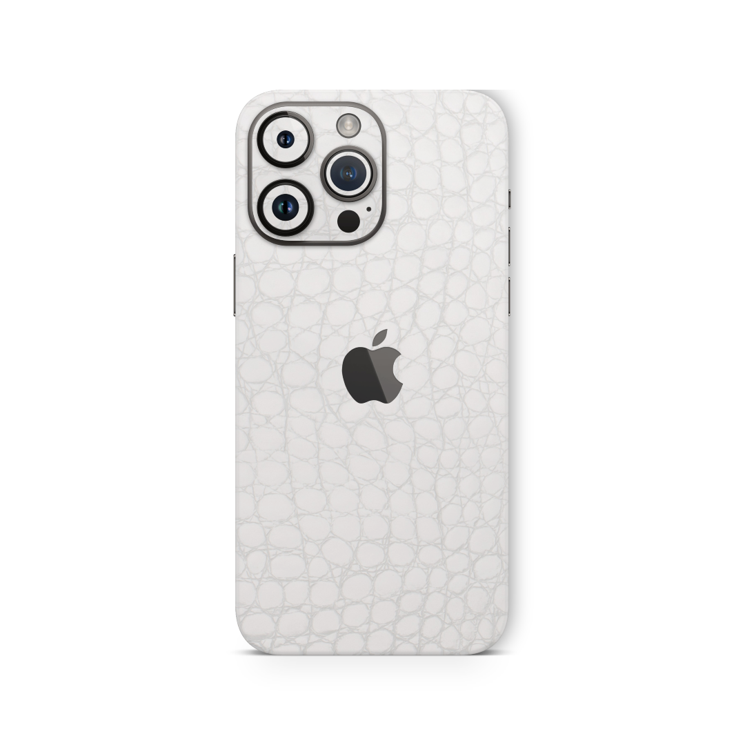 Crocodile White Skin for Iphone 16 Pro Max