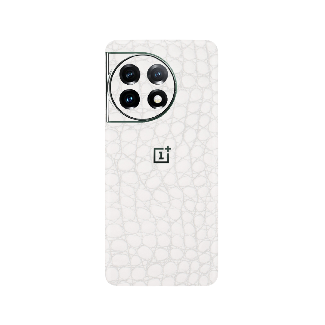 Crocodile White Skin for OnePlus 11R 5G