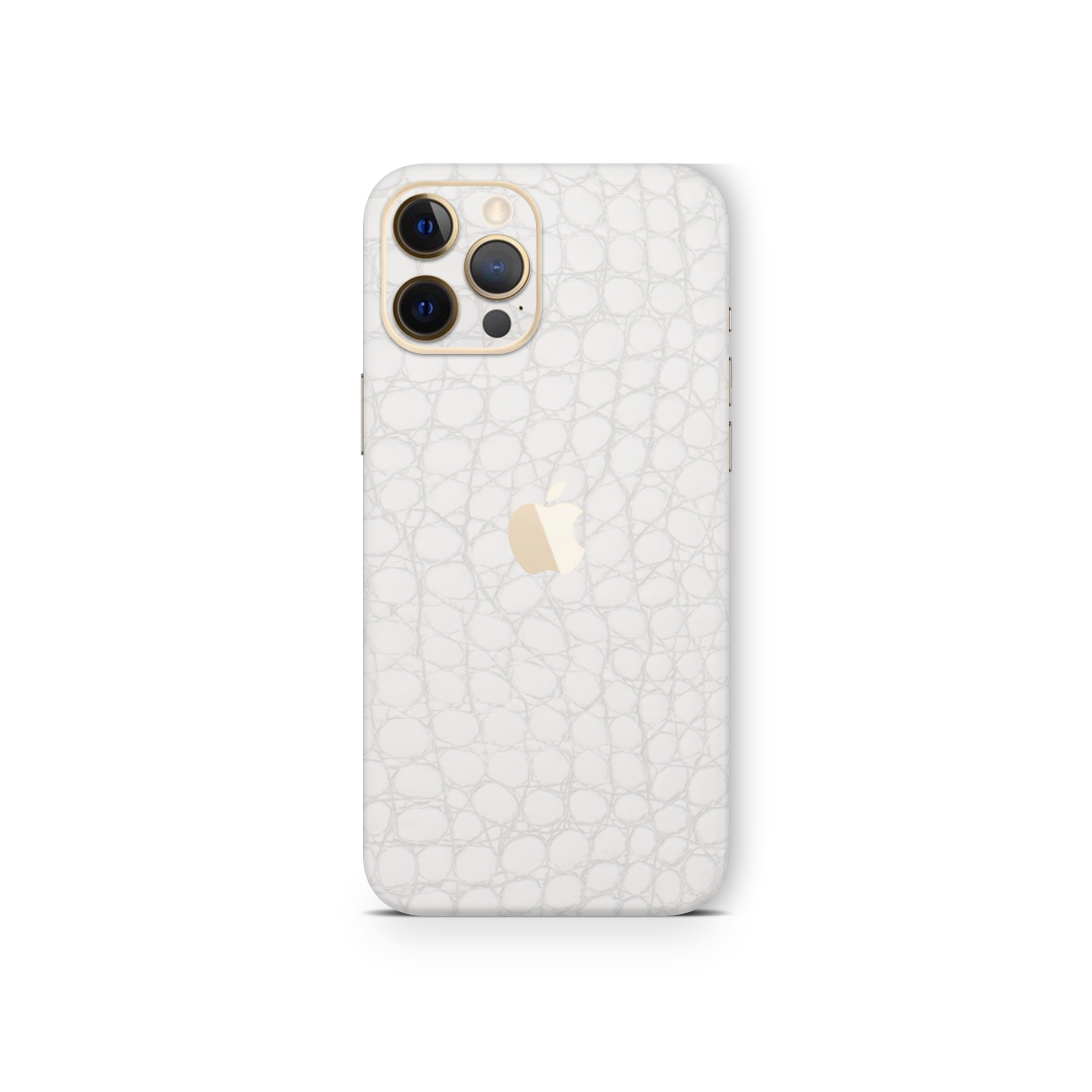 Crocodile White Skin for iPhone 12 Pro