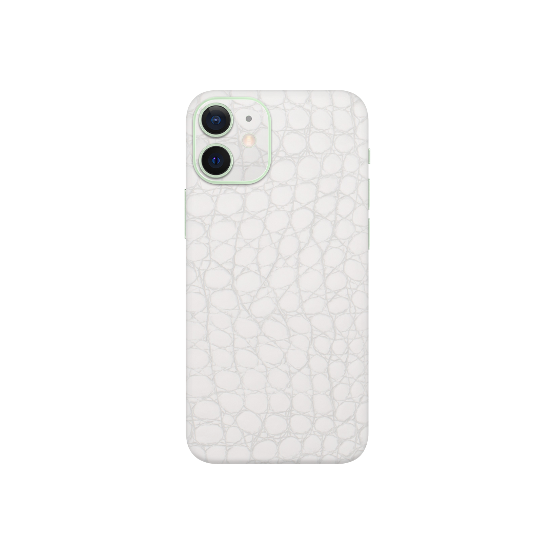 Crocodile White Skin for iPhone 12 Mini