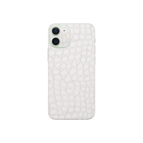 Crocodile White Skin for iPhone 12 Mini