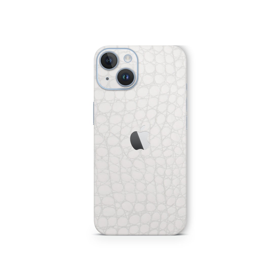 Crocodile White Skin for Iphone 15 Plus