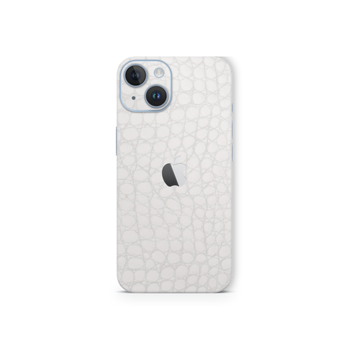 Crocodile White Skin for Iphone 15 Plus