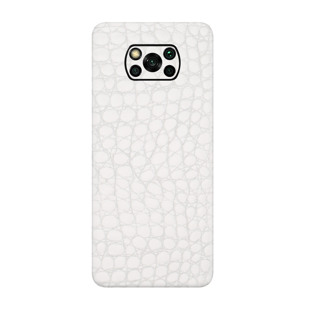 Crocodile White Skin for Poco X3
