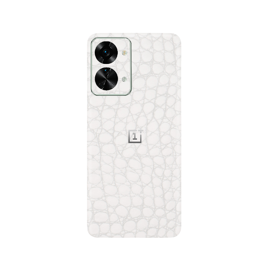 Crocodile White Skin for OnePlus Nord 2T 5G