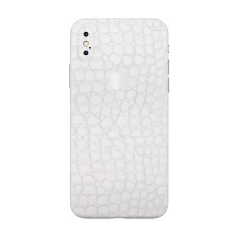 Crocodile White Skin for iPhone Xs Max